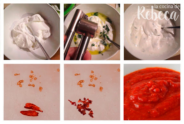 Receta de doner kebab casero: elaboración de las salsas