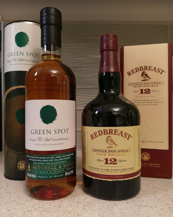 Aqua Lunas Whiskey 3 Green Spot & Redbreast 12