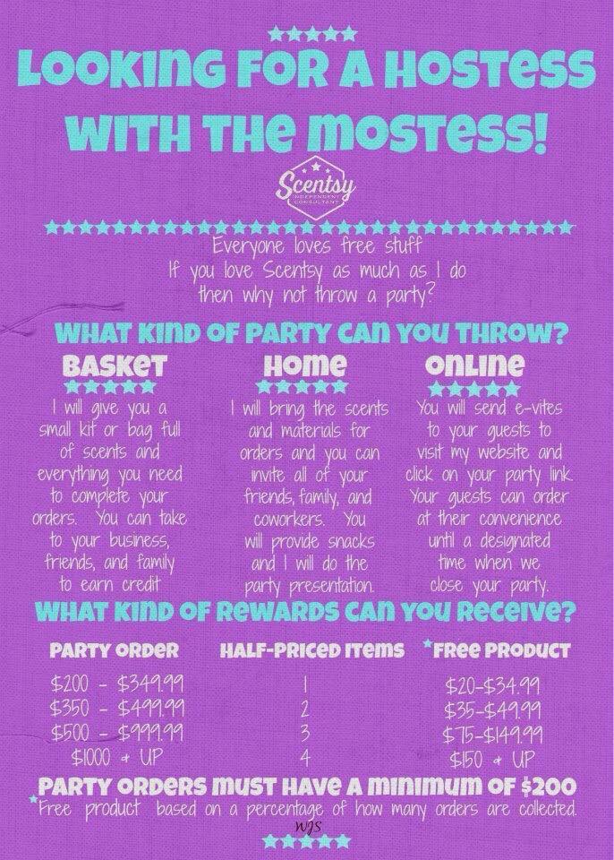 wickless allstars want to earn free scentsy scentsy host flyer