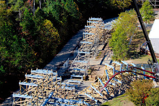 Roller Coaster Twisted Timbers at Kings Dominion