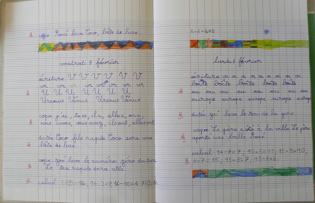 Page De Garde Cp Cahier Du Jour Crayon Le CP d'Amalthée 2011-2012: cahier de classe, cahier du jour CP 2ème