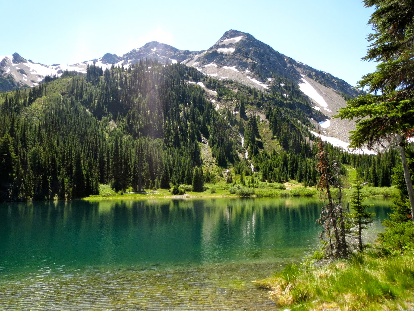 Three Hiking Sisters Grand Valley to Moose Lake Olympic National Park