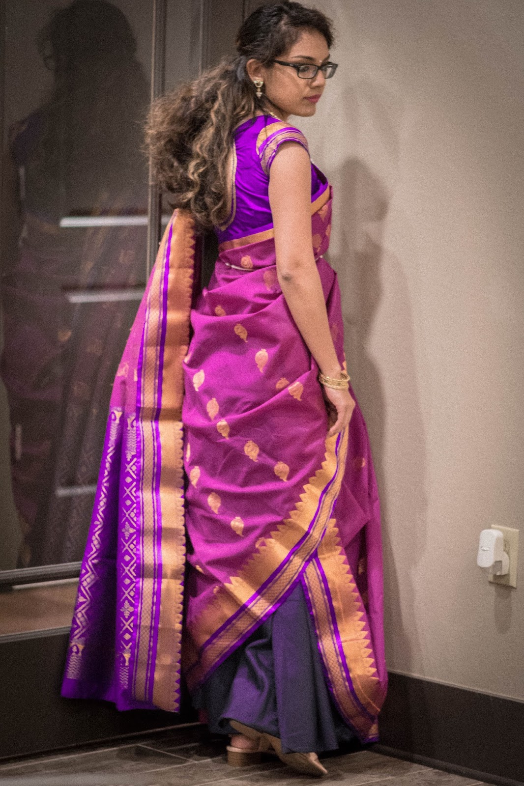 cancan saree style