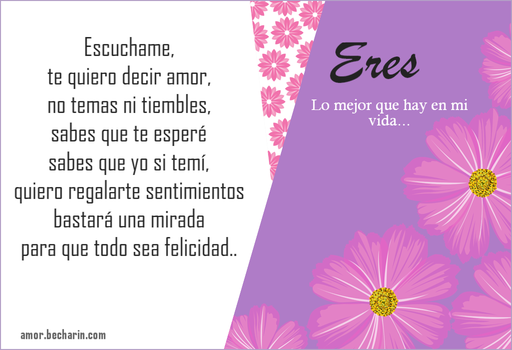 Poemas de amor cortos con tarjetas para enamorar a tu pareja Poemas de amor cortos con tarjetas para enamorar a tu pareja