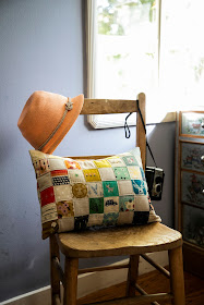 Road Trip Pillow from Patchwork USA by Heidi Staples of Fabric Mutt (Photo by Page + Pixel for Lucky Spool Media)