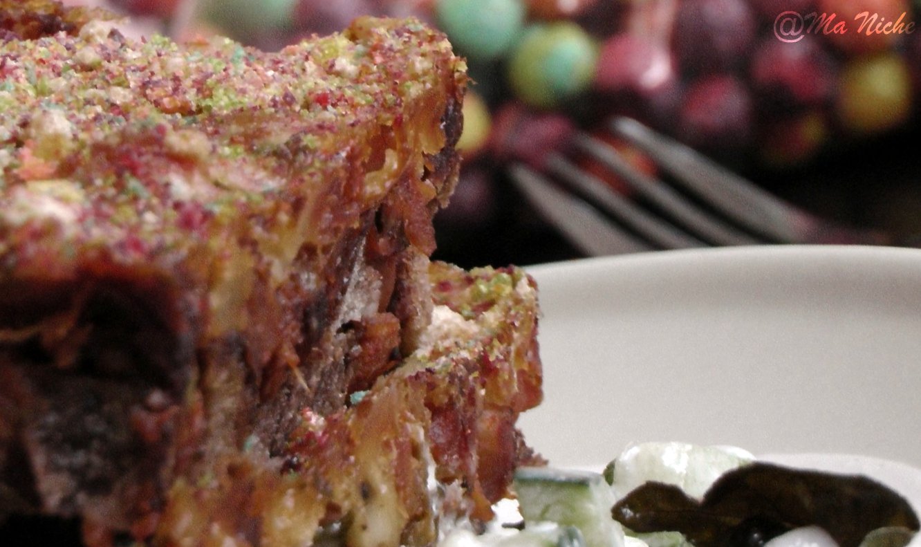 Ma Niche Zucchini Shoes and a casserole with left overs