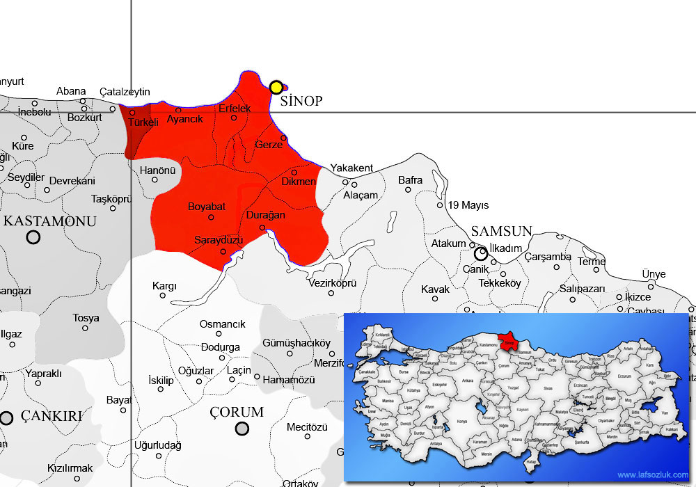 Turkeli Nerededir Nereye Baglidir Turkeli Hangi Ilin Ilcesidir Laf Sozluk