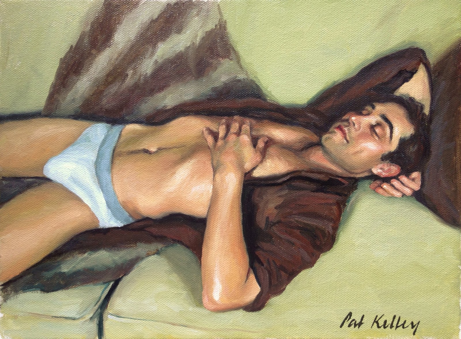 Плавки спящих. Спящий мужчина в живописи. Спящие живопись. Спящий мужчина картина.