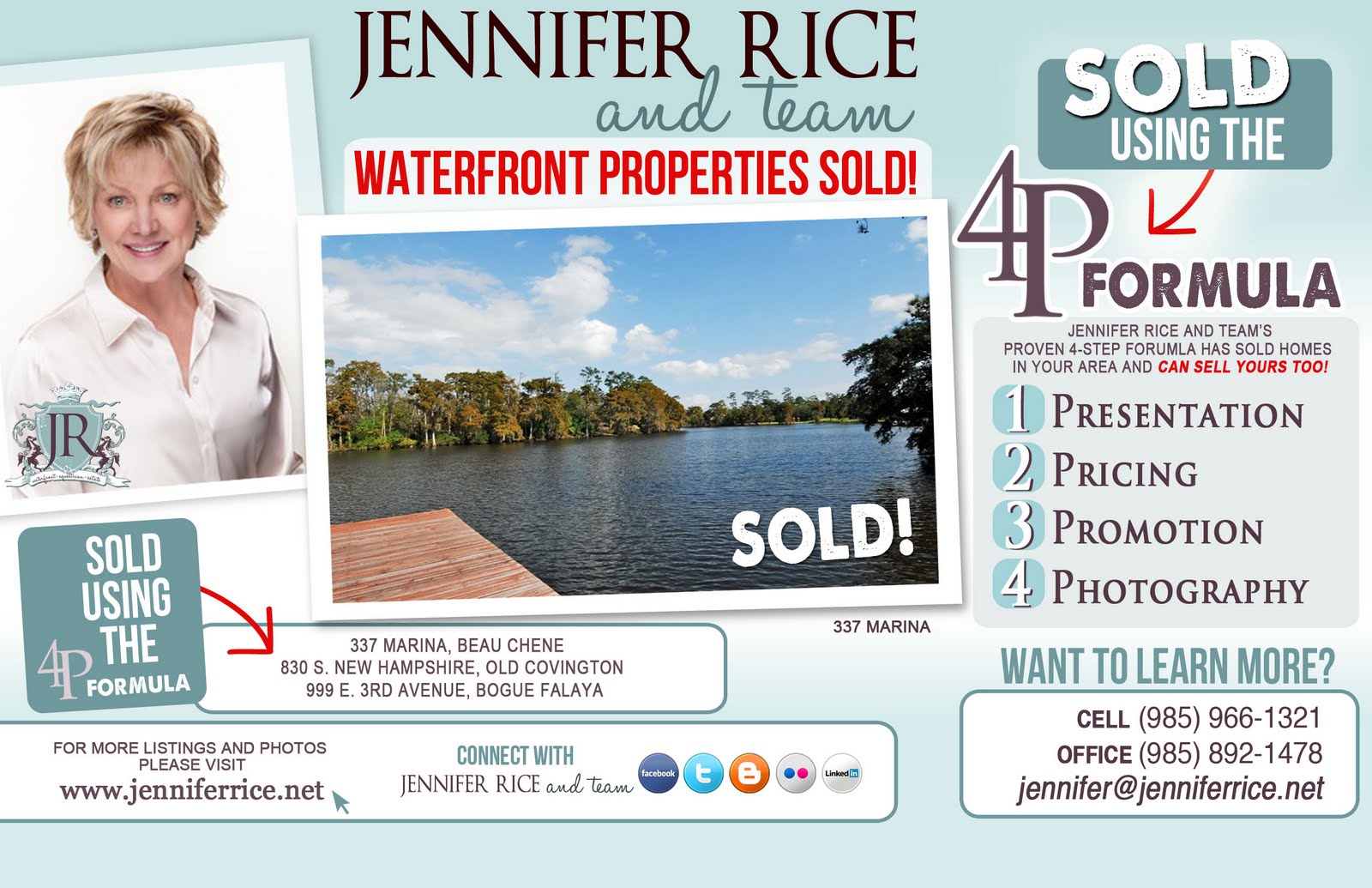 Jennifer Rice and Team Real Estate Received a Mailer?