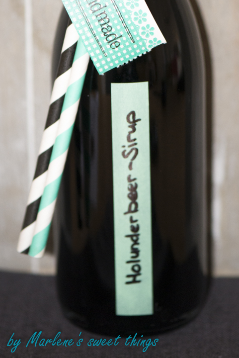 Holunderbeerensirup - Marlenes sweet things