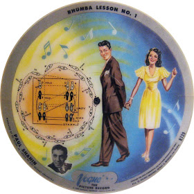 Rhumba lesson record shows dance steps
