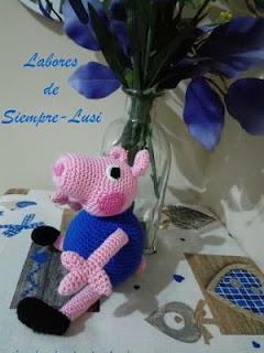 PATRON GRATIS GEORGE PIG | PEPPA PIG AMIGURUMI 32556