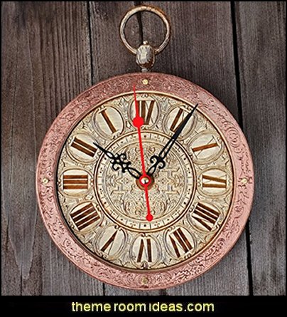 White Rabbit (Alice in Wonderland) HANDCRAFTED Backwards Wall Clock, Runs Counterclockwise and Reverse decorative wooden wall clocks