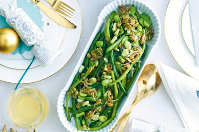 Beans, eschalots and pepitas recipe Beans, eschalots and pepitas recipe