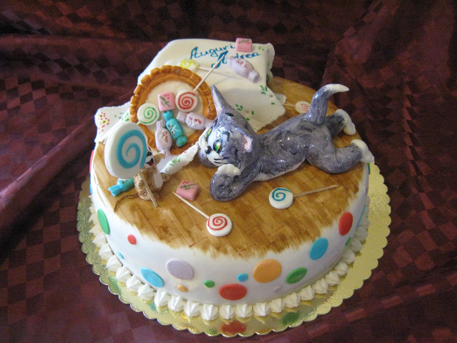 il paradiso delle torte: La torta di Tom e Jerry
