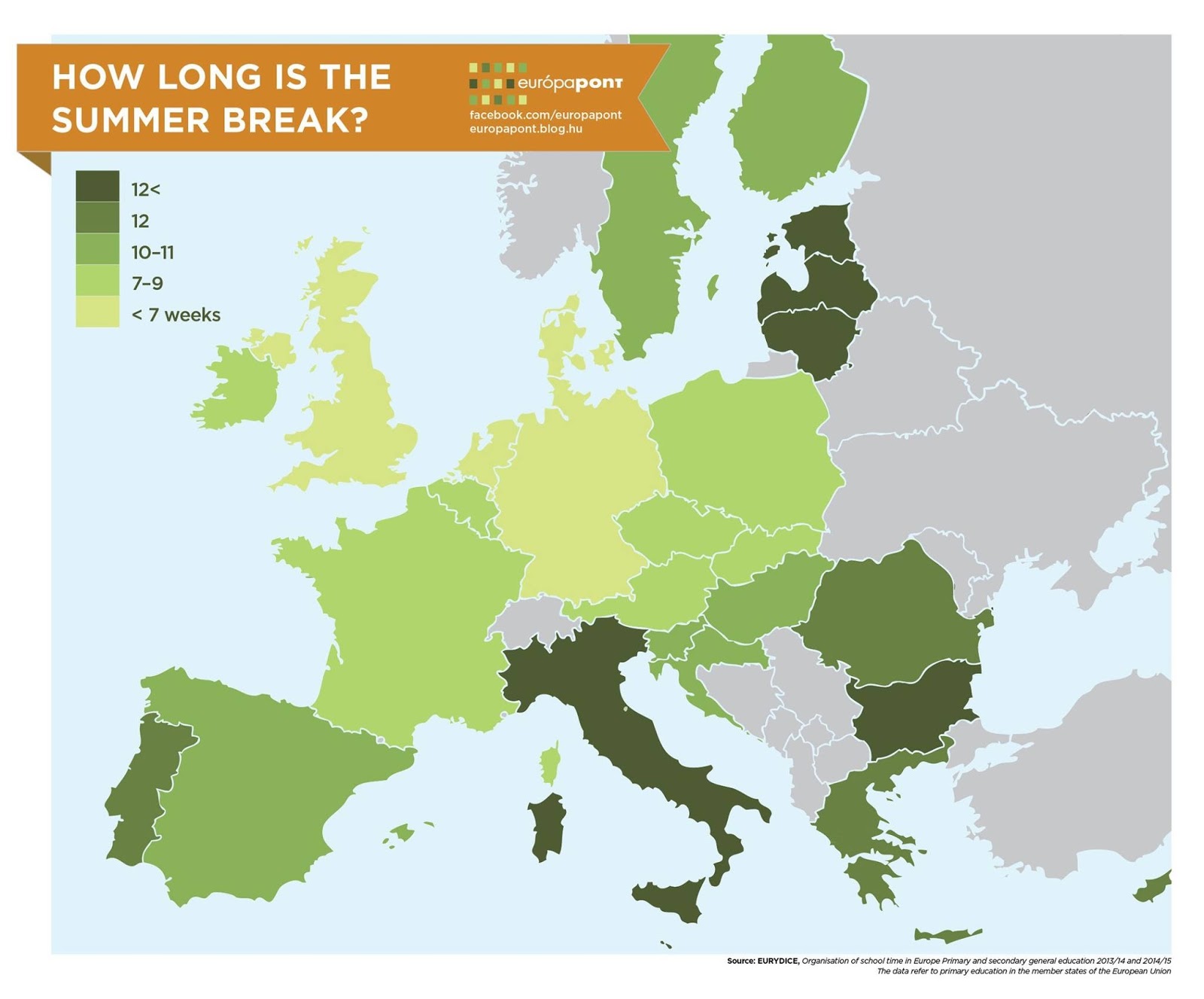 How Long Is The Summer Break Vivid Maps