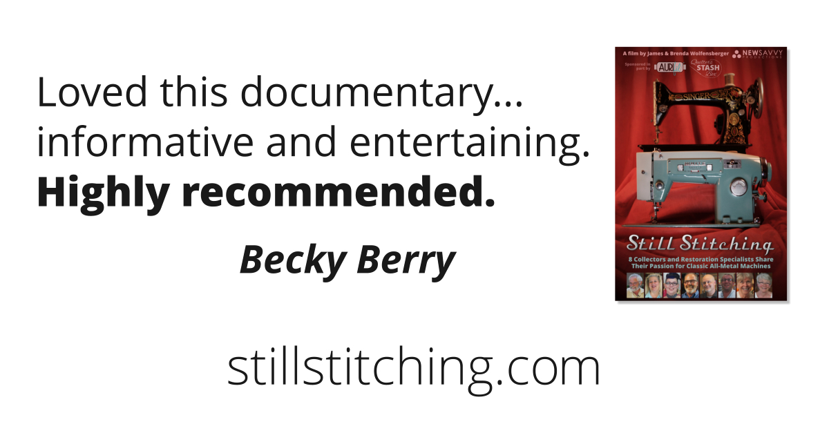 Still Stitching Vintage Sewing Machines Documentary