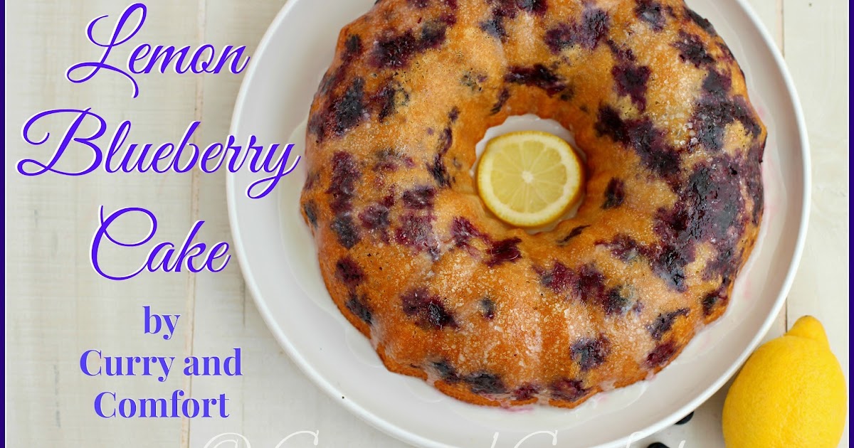 Lemon Bundt Cake With Blueberry Sauce Lemon Bundt Cake With Blueberry Sauce
