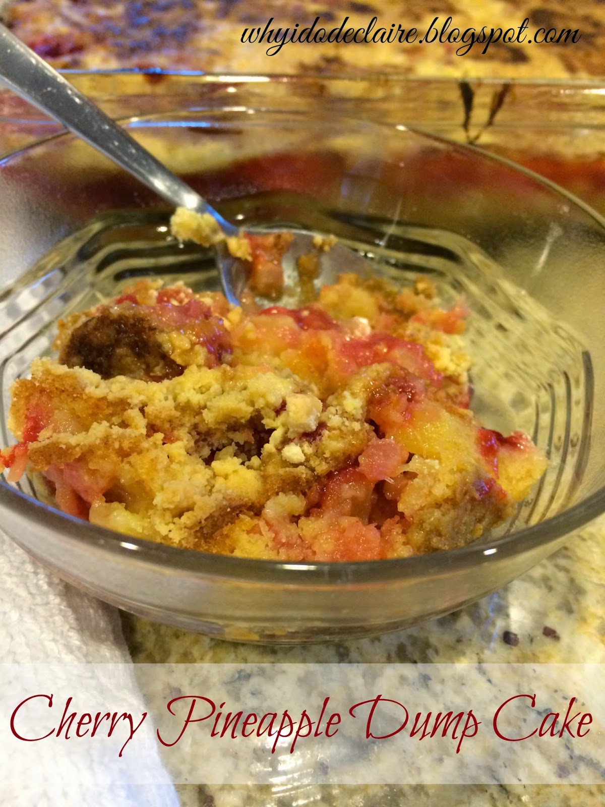 Cherry Pineapple Dump Cake