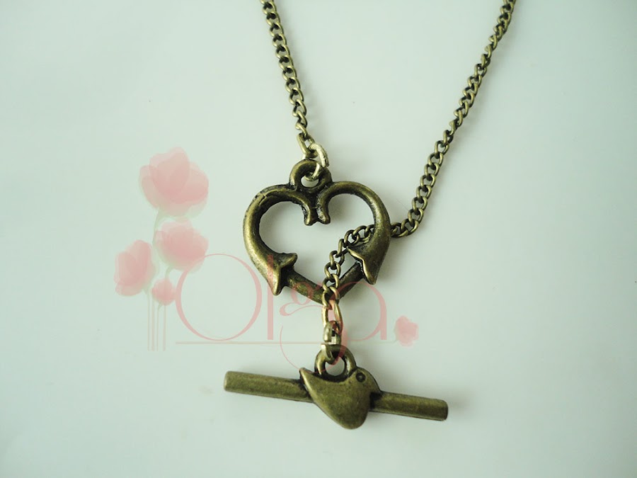  Desde el Taller de Olga.Collar mariposa de Origami