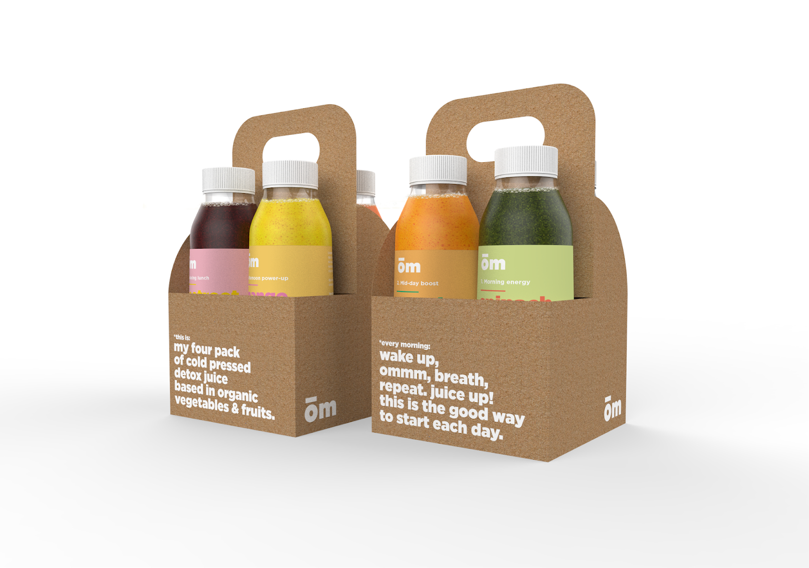 om Detox Juice Packaging Of The World