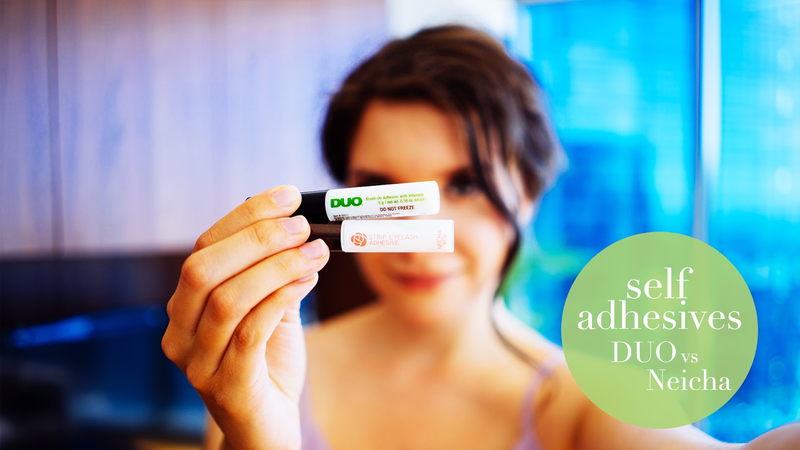 julia caban DUO vs NEICHA Latexfree EyeLash Glue SelfAdhesive Review