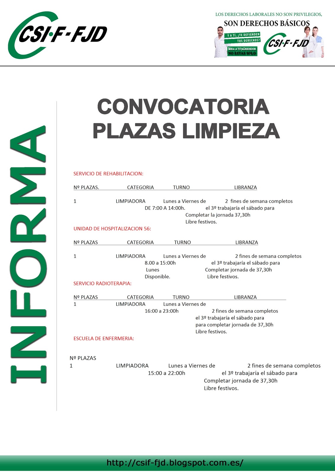 Convocatoria De Voluntariado Internacional 2016 7 Plazas De | csif fjd convocatoria de plazas en limpieza Convocatoria De Voluntariado Internacional 2016 7 Plazas De | csif fjd convocatoria de plazas en limpieza