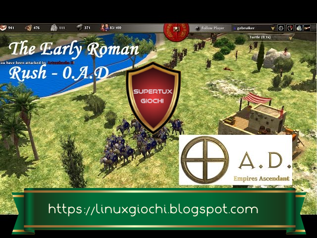 Guida a 0 A.D. gioco di strategia libero e gratuito con ottima grafica e audio: l’Impero Romano.