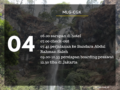 Itinerary lengkap Batu Malang 4 hari Wisata alam di Batu