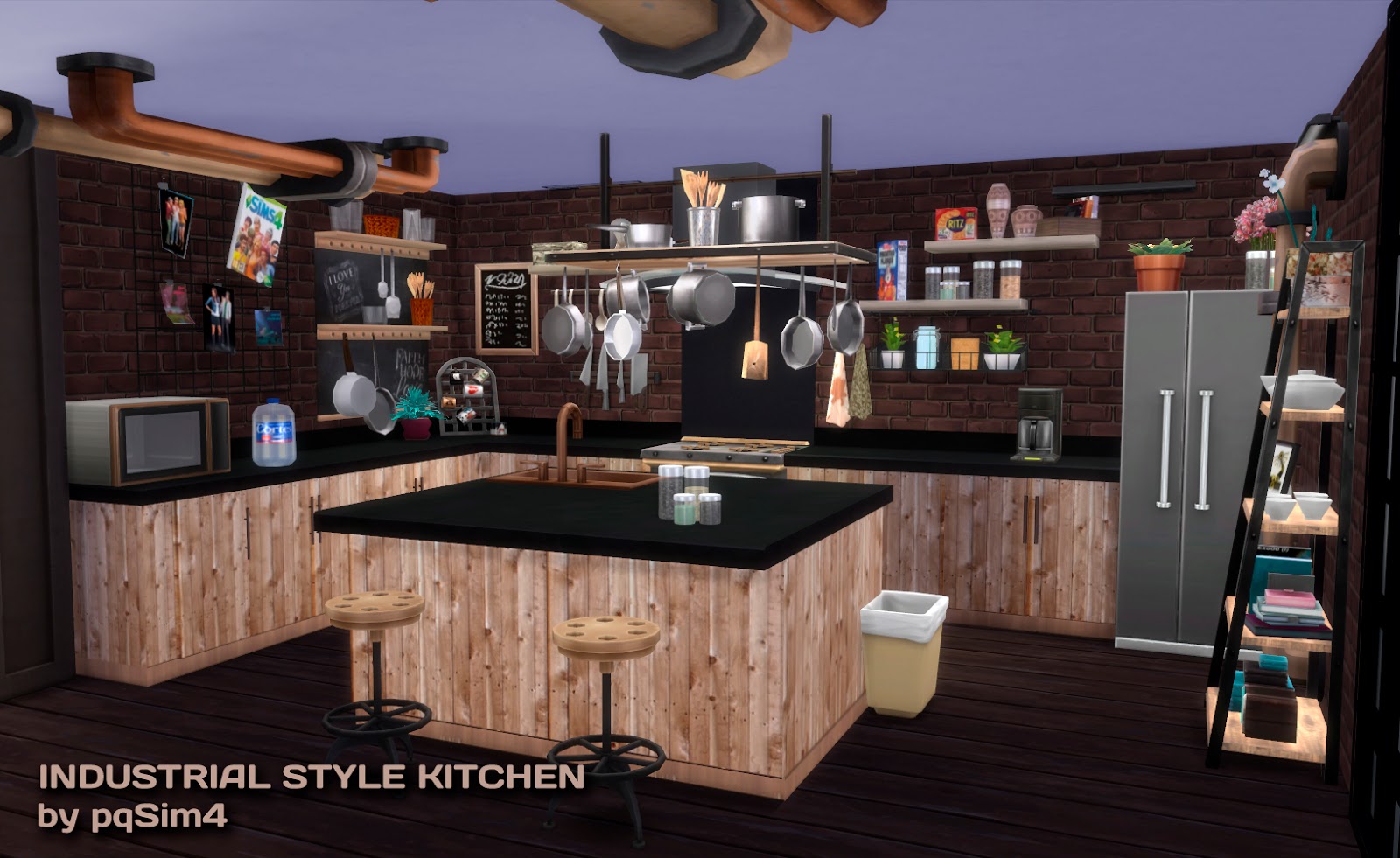 Sims Industrial Kitchen Set Sims Industrial Kitchen Set