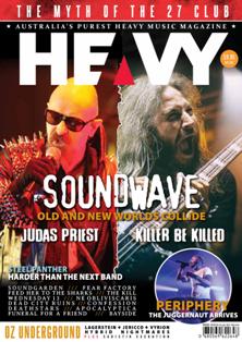 Heavy Music Magazine. Australia's purest heavy music magazine 13 - June 2016 | ISSN 1839-5546 | CBR 96 dpi | Mensile | Musica | Rock | Recensioni | Concerti
Heavy Music Magazine is an independent «heavy» music magazine and website produced by people who live for their music
