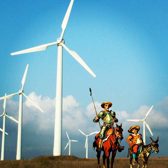 Parece conto da carochinha, mas don Quixote virou a casaca. Na Espanha, as energias renováveis ficaram quixotescas.