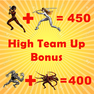 High Team-Up Bonuses