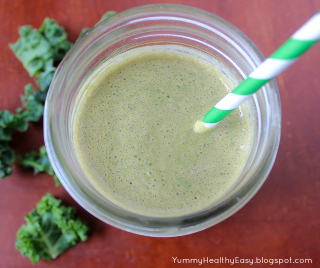 Chocolate & Kale Protein Smoothie Yummy Healthy Easy