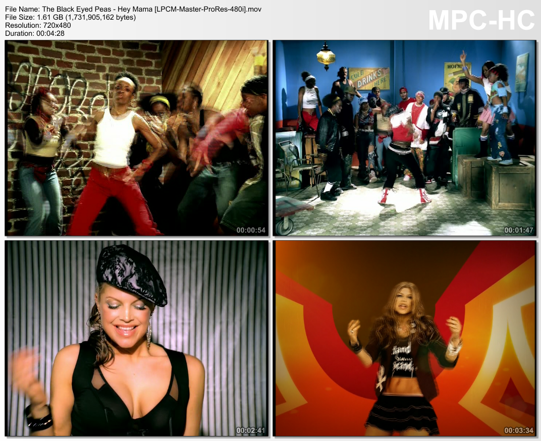 ProRes Music Videos The Black Eyed Peas Hey Mama [LPCMMasterProRes