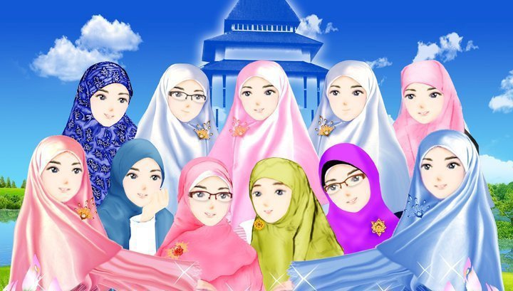  Foto Kartun Muslimah Blog Dian Alm II