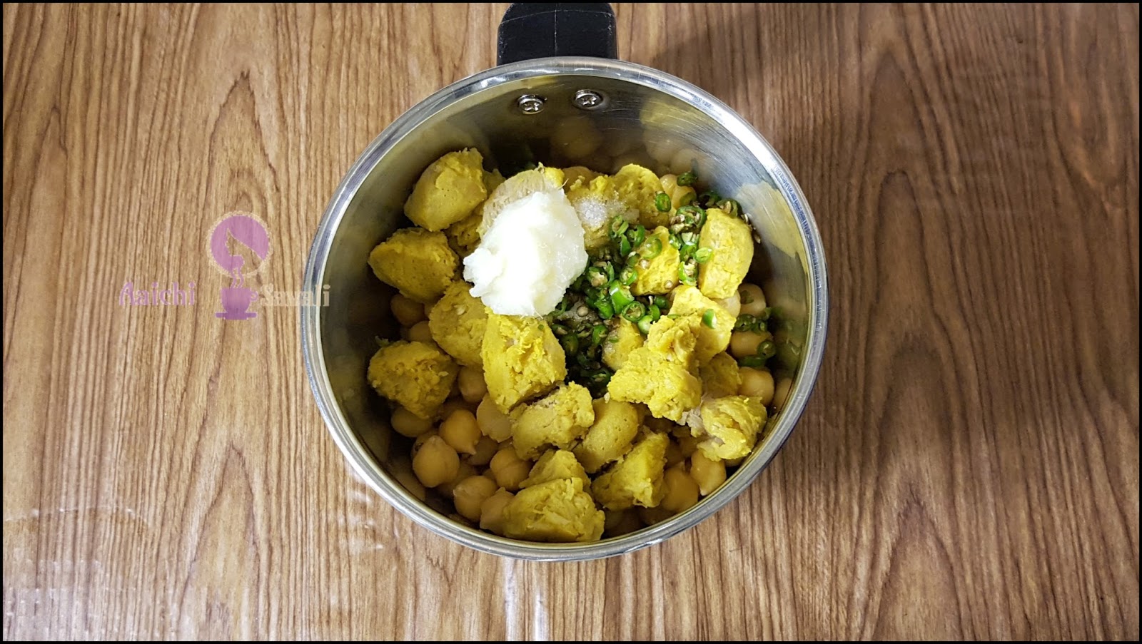 High Protein and Low Calorie SoyaChickpea Tikki Aaichi Savali