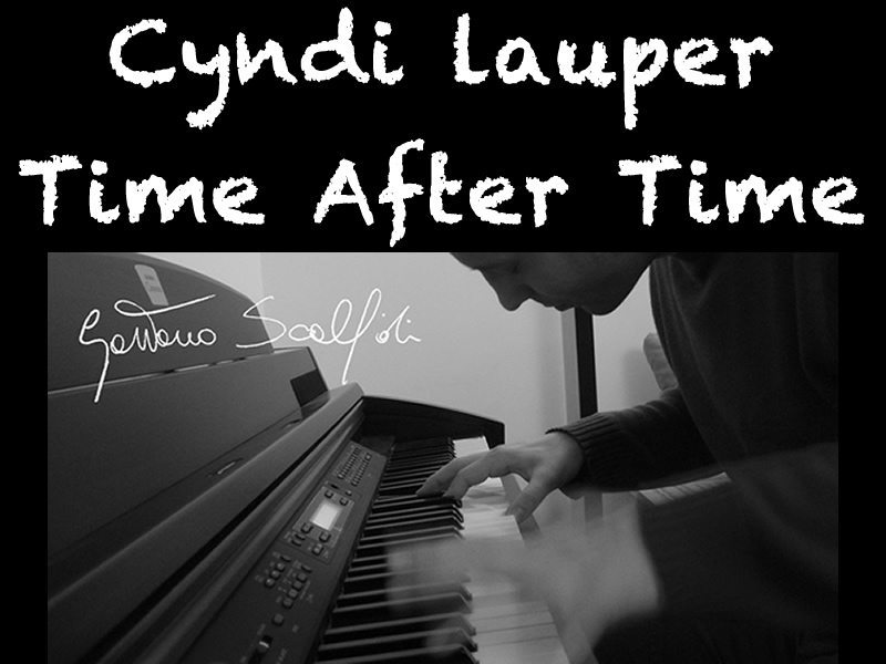 Time After Time Cyndi Lauper Piano Cover Piano FeelingBlog