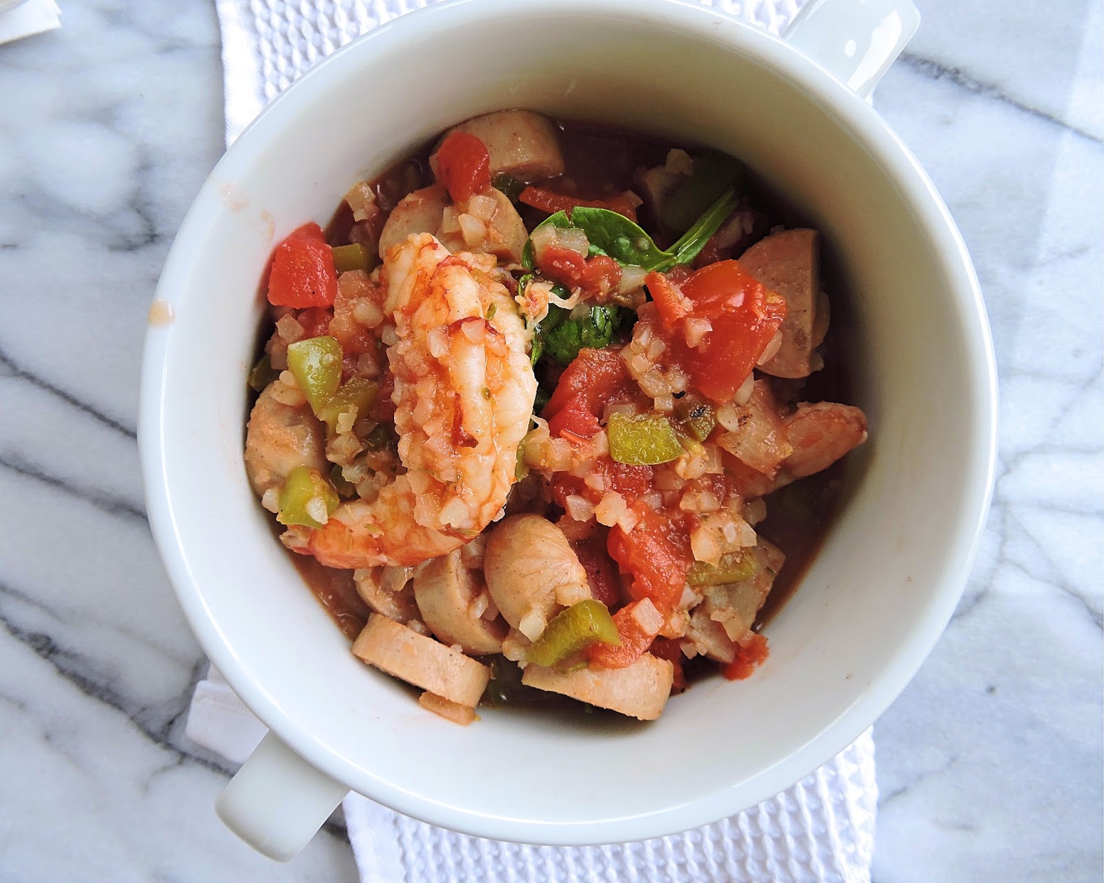 Just Jessie B Slow Cooker Shrimp & Sausage Jambalaya Paleo, Whole30