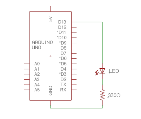 01 Led Berkedip Bluino Electronics