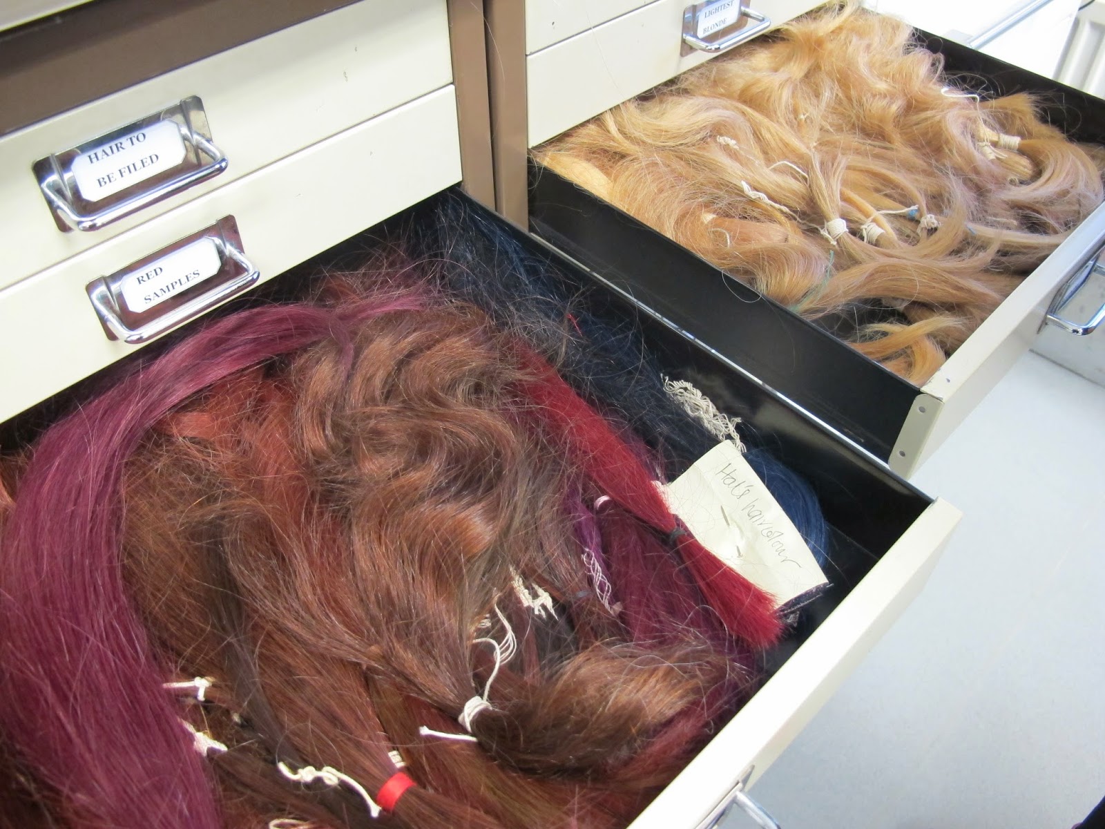 Overhaird The craft of wig making. National Theatre, Southbank