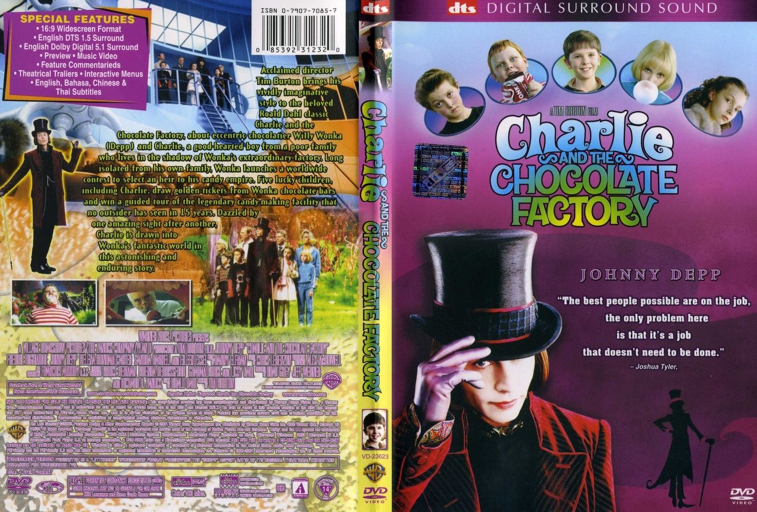 Charlie and the Chocolate Factory 2005. Charlie and the Chocolate Factory (2005) Cover.