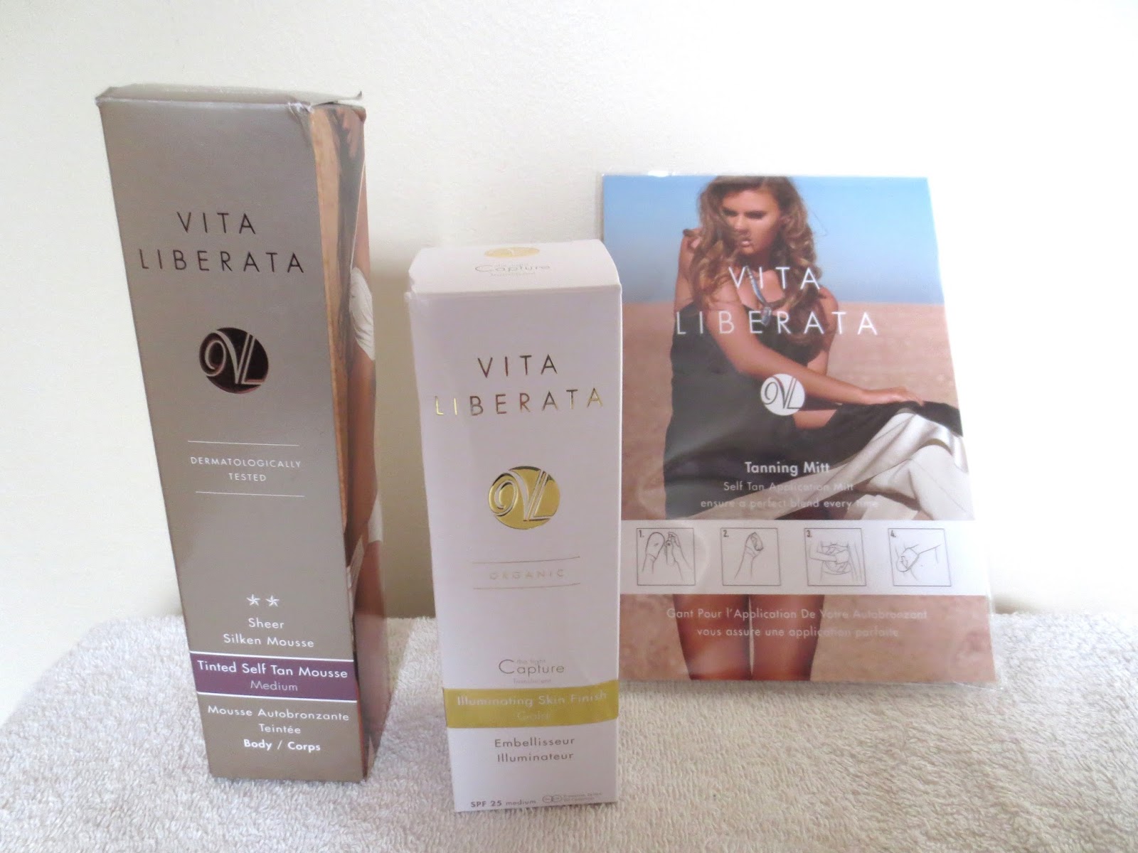 aleelily Beauty and lifestyle VITA LIBERATA tanning kit!
