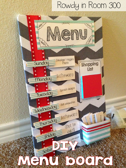 Menu Ra Board Menu board! - Rowdy in Room 300