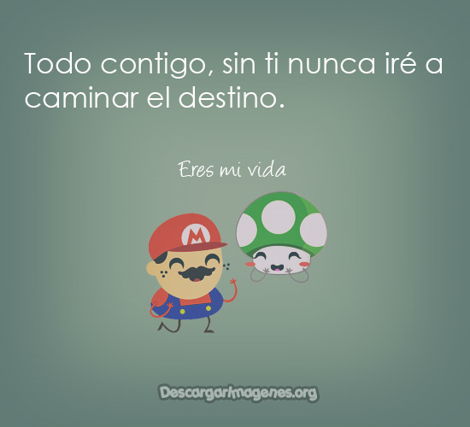 Amor en imágenes para compartirle a una esposita.