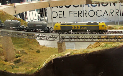 maquetismo locomotora serie 1000 lleida expo tren  salon ferroviario 2013
