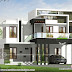 3 BHK contemporary house plan architecture