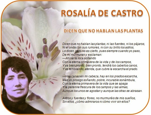 Resultado de imagen de Rosalía de Castro TEXTOS