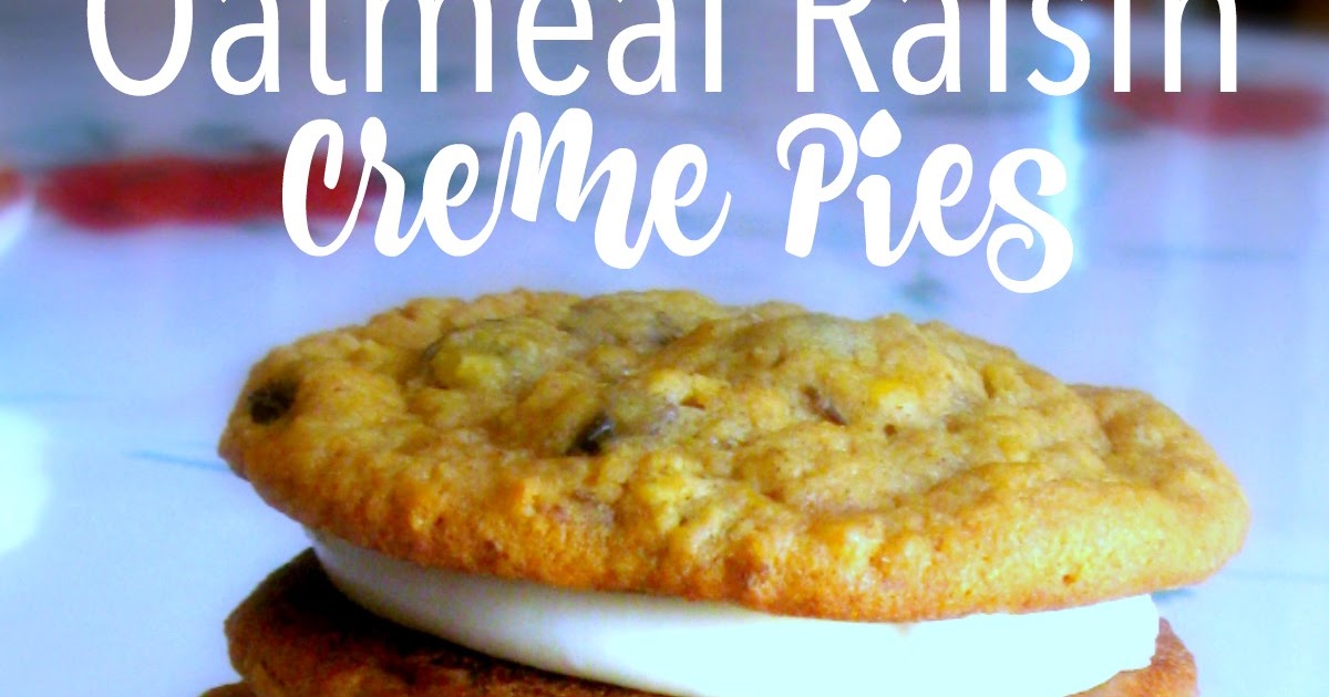 Homemade Oatmeal Raisin Creme Pies