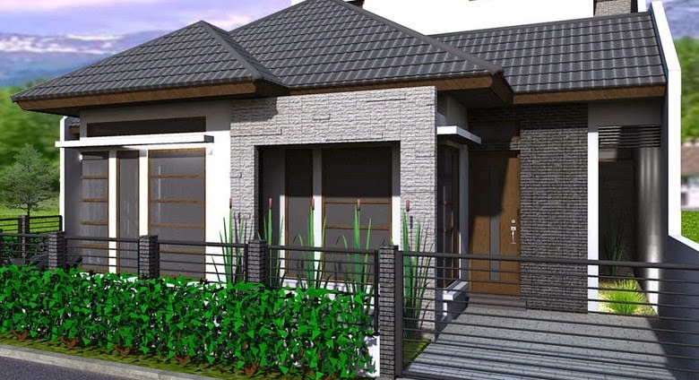 Desain Rumah Minimalis Tambak Depan Terbaru 2015 Modern